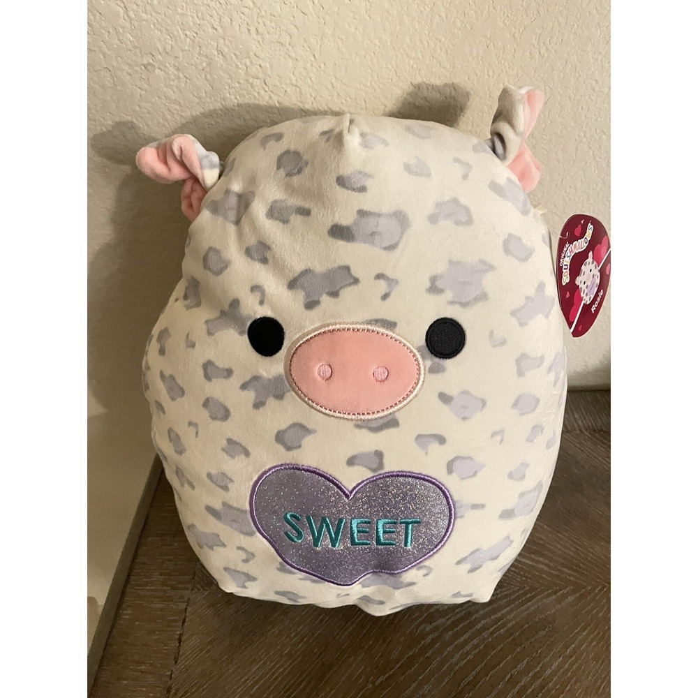 NEW Squishmallow Rosie The‎ Pig 12 Inch Plush Spotted NWT